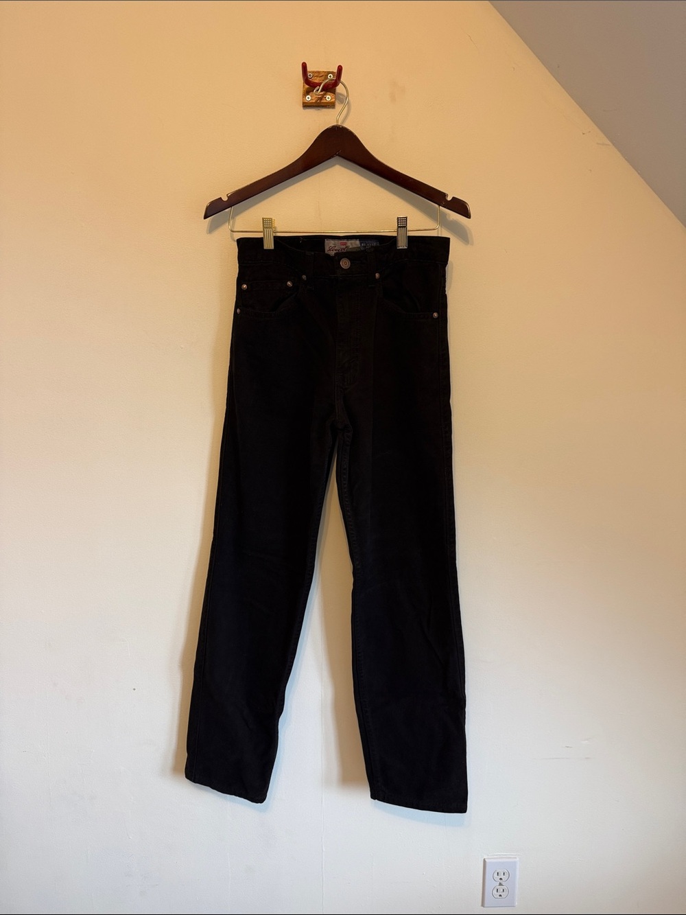 Vintage Orange Label Levi 540’s Brown/Black Straight-Leg Pants